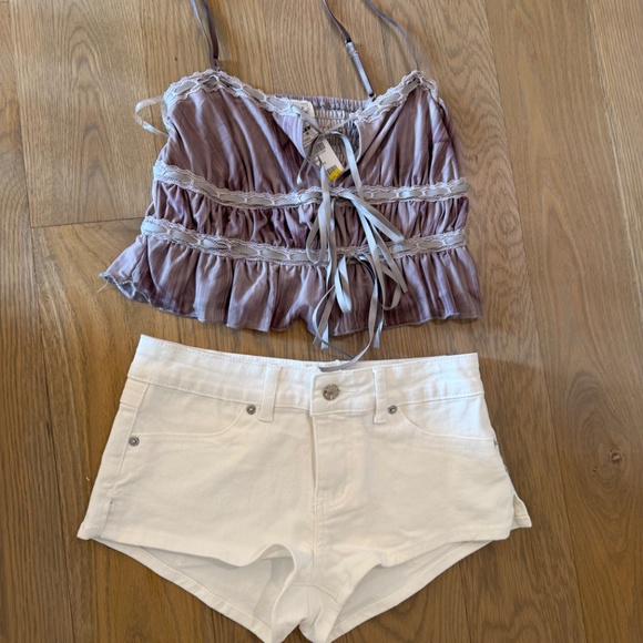 Full Tilt Crop flowy top - Tilly's size XS - Picture 2 of 8